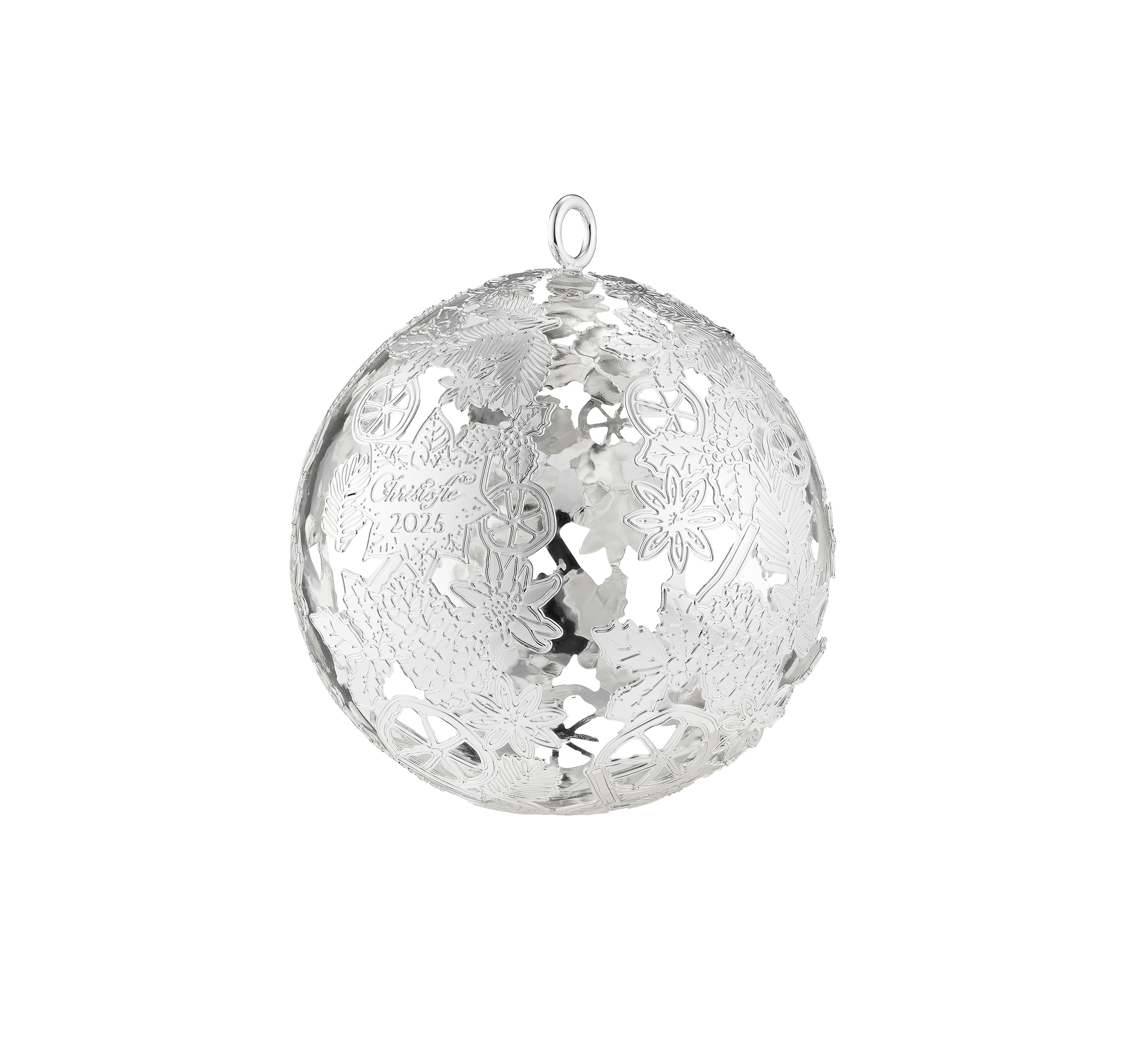 クリスマスボール 2025 シルバー